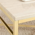 thumbnail image 2 of SEI Furniture Table Basse en Métal Orinda en Travertin, 2 of 4