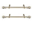 thumbnail image 2 of Terreca 1" dia. Side Curtain Rod 12-20 inch long (Set of 2) - Satin Nickel, 2 of 2