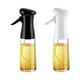 thumbnail image 1 of Dispensador de aceite de cocina, pulverizador de aceite, 220ML, dispensador de aceite de oliva para cocinar, barbacoa, giratorio, hornear (blanco y negro), 2 uds., 1 of 5