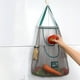 thumbnail image 4 of Bolsa de malla para almacenamiento de alimentos Poaug, bolsa de malla plegable para frutas y verduras, bolsa de compras reutilizable, bolsa de almacenamiento reciclable con bolsillos laterales en, 4 of 8