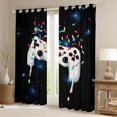 thumbnail image 2 of Feelyou Game Console Black Out Curtains, Galaxy Stars Curtains Pack of 2 (42x63 Each), 2 of 6