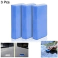 thumbnail image 2 of 3 Pcs Car Clay Cleaning Bar Detailing Waxing Polish Treatment Fine Grade Blue Vehicle Wash Mud Fit Auto Glass Stains Rust Oil, 2 of 6