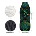 thumbnail image 4 of XYZCANDO Frog Mandala Car Seat Covers for Man Waterproof Car Front Seat Cover Set Decorative Comfortable, for Van SUV Truck, 4 of 6