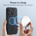 thumbnail image 4 of Funda ESR para iPhone 15 Pro Max con silicona negra MagSafe, 4 of 8