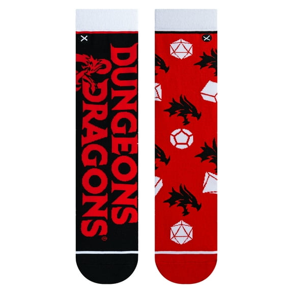Dungeons & Dragons Split Men's Crew Socks