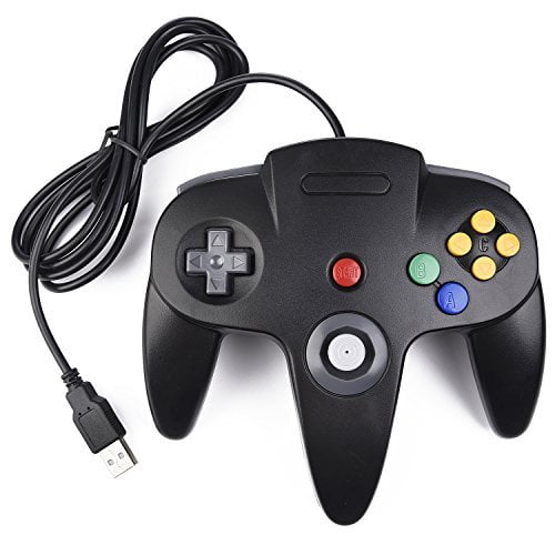 2 Pack Classic Nintendo 64 Controller Wired USB PC Game - Walmart.com
