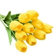 thumbnail image 5 of 10Pcs Tulips Artificial Flowers in Bulk Realistic Faux Tulips Easter Decor Easter Decorations for Home Mother's Day Easter Gifts Yellow, 5 of 6