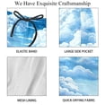 thumbnail image 4 of luoweisi Men's Beach Shorts Quick Dry Swim Trunks with Mesh Lining Clouds L, 4 of 5