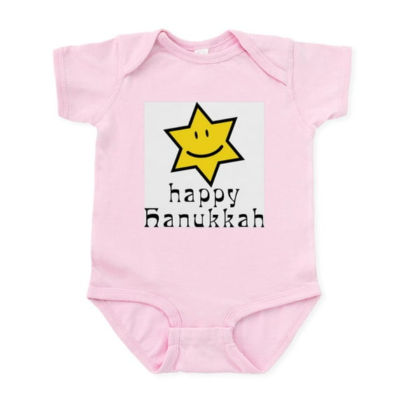 CafePress - Happy Hanukkah Infant Bodysuit - Baby Light Bodysuit, Size Newborn - 24 Months