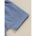 thumbnail image 6 of Bagilaanoe 2pcs Toddler Baby Boy Shorts Set Short Sleeve T Shirt Tops + Shorts 6M 12M 18M 24M 3T Kids Casual Summer Clothes, 6 of 7
