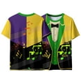 thumbnail image 4 of Craaazy Unisex Funny Print Crewneck Short Sleeve Mardi Gras T-Shirts Gifts, 4 of 8