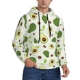 thumbnail image 2 of Haiem Green Avocado Patterned Men's Hoodie with Kangaroo Pocket - Ideal Pullover Sweatshirt for Daily Wear, Travel, and Home-Medium, 2 of 7