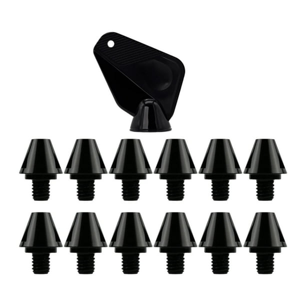 12 Uds Accesorios para zapatos de fútbol Zulema clavos para suelo firme Altura 11mm