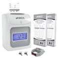 thumbnail image 1 of Calculating uPunch Starter Time Clock Bundle with 100-Cards, 1 Ribbon and 2 Keys (HN2500), 1 of 10