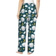 thumbnail image 3 of Naloa Sweet Dream Lamb Print Women’s Ultra-Soft Comfy Pajama Lounge Pants with Pockets & Drawstring, 3 of 8