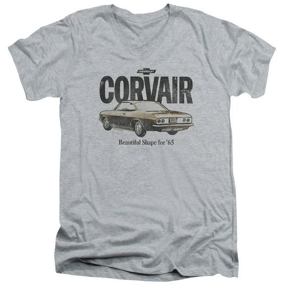 Chevrolet - Retro Corvair - Slim Fit V Neck Shirt - X-Large