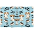 thumbnail image 2 of Dog Dog Food Pattern Tier Curtains Tier Kitchen Living Room Bedroom Balcony 2 Panels 27x36 Inch, 2 of 9