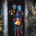 thumbnail image 3 of Máscara de miedo de Halloween Máscaras de luz activadas por sonido LED con Genérico Máscara, 3 of 7