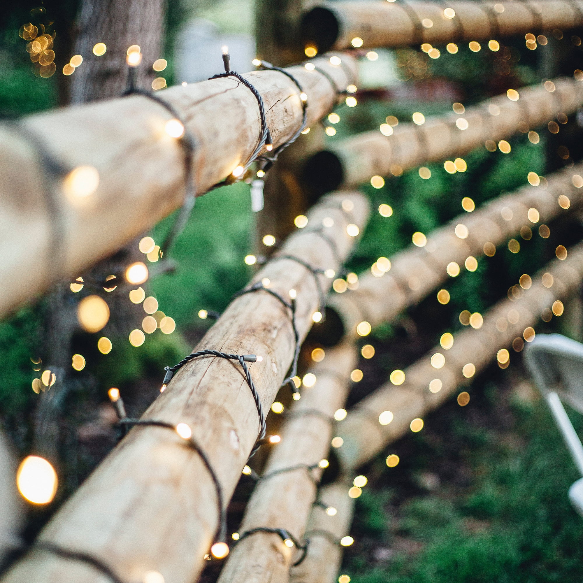 Northlight 200ct Warm White LED Solar Power Mini Christmas Light Set, Green Wire