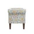 thumbnail image 5 of Storage - Multi Floral Upholstered Bench, 12.75 In. Package Height 53.34 Lb Weight Bench , Upholstery, 5 of 5
