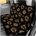 thumbnail image 3 of Yuyamidu Sun and Moon Car Seat Cover with Steering Wheel Cover Seatbelt Pads Headrest Cover Armrest Cover Keychains Cup Mat, 14 Pcs, 3 of 7