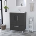 thumbnail image 2 of Single Black Bathroom Vanity with Full Assembly | Adapt to Different Bathroom Decor | Long - lasting Usage Reward, 2 of 3
