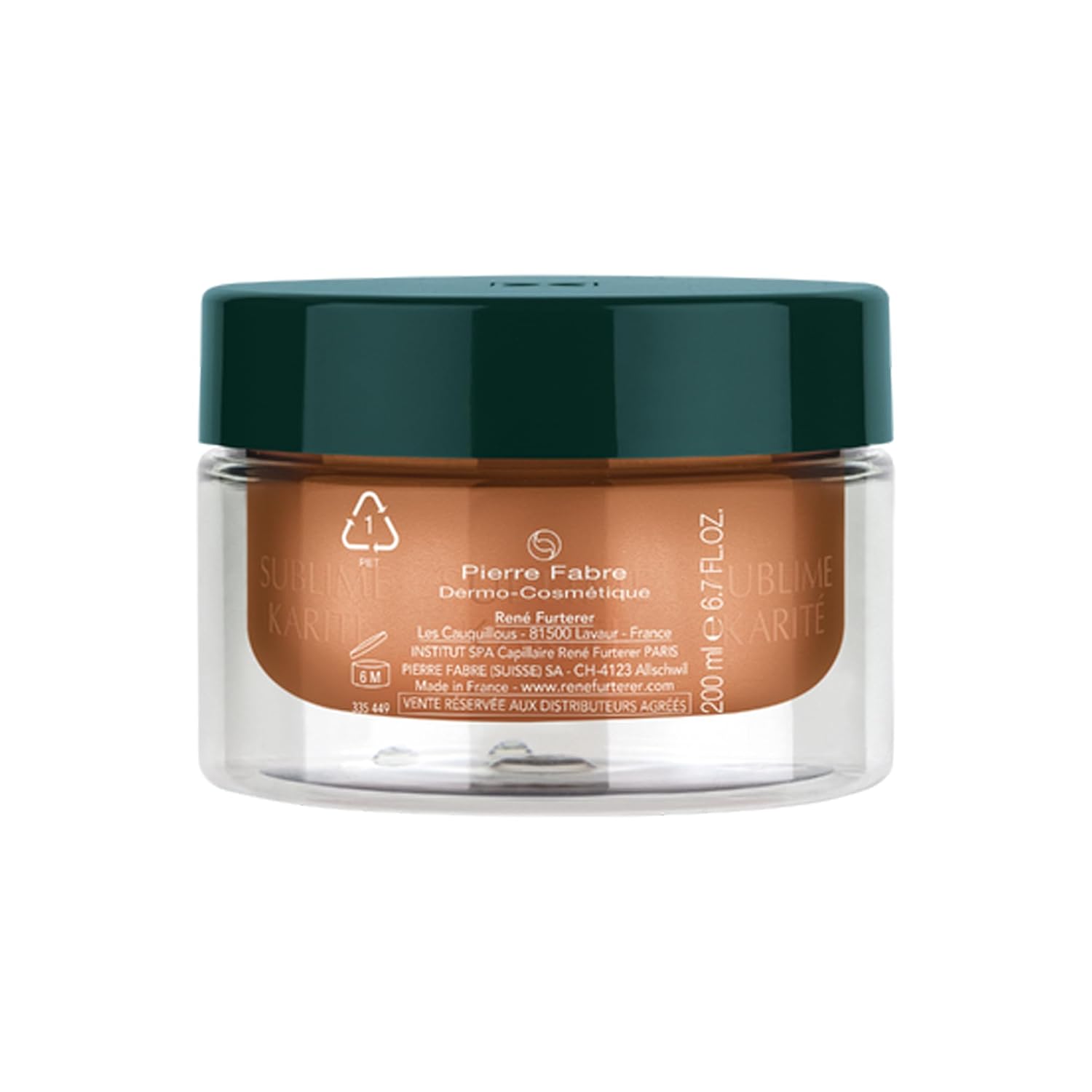 Rene Furterer Sublime Karite Taming Nourishing Mask - Creamy Mask for Dry, Damaged Hair - Soften & Tame Frizz,  6.7 fl oz