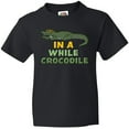 thumbnail image 3 of Inktastic In a While Crocodile with Cool Green Crock in Sunglasses Youth T-Shirt, 3 of 5