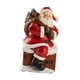 thumbnail image 3 of Figura miniatura de Papá Noel, estatua de Papá Noel, adorable regalo navideño hecho a mano. rojo, 3 of 9