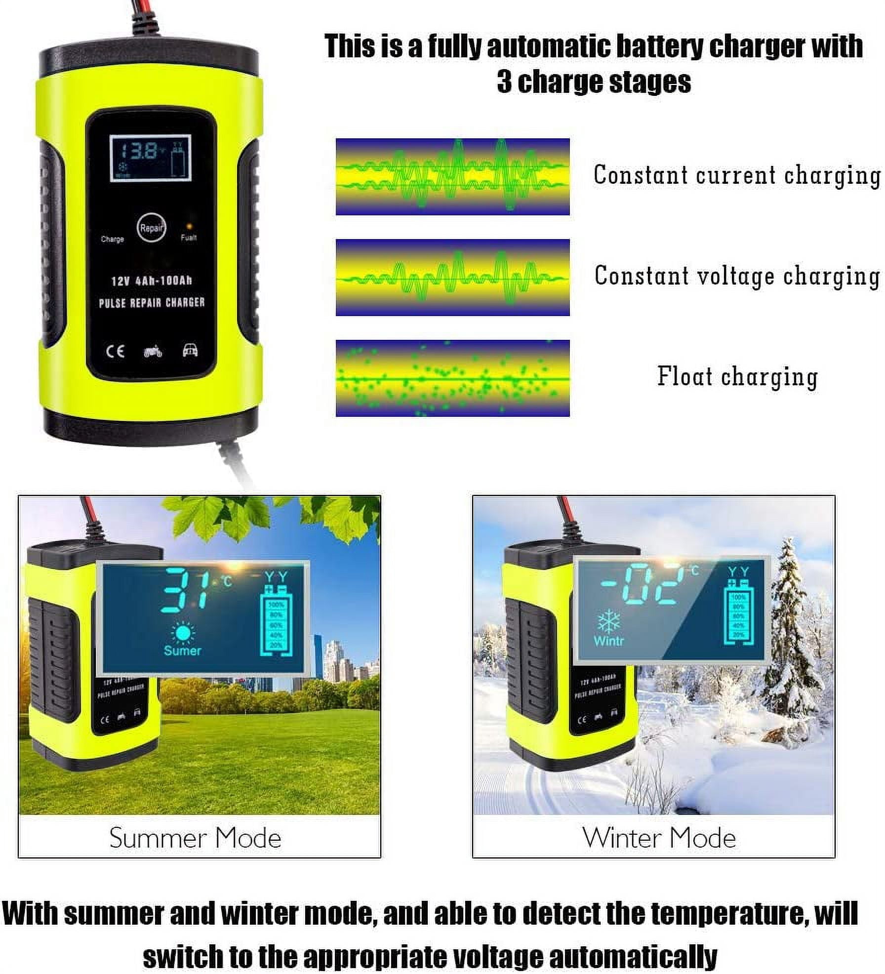 Ailawuu 5 Amp 12V Fully Automatic Automotive Battery Charger