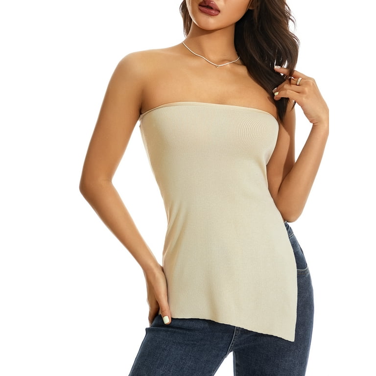 Street Elegant Hollow Out Slit Irregular O Neck Sleeveless Two Pieces Street Elegant Hollow Out Slit Irregular O Neck Sleeveless Two Pieces