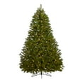 thumbnail image 6 of Nearly Natural 6ft. Cambridge Spruce Flat Back Artificial Christmas Tree with 350 Warm White (Multifunction) LED Lights and 642 Bendable Branches, 6 of 10