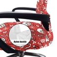 thumbnail image 5 of Renewold Ho Ho Ho Santa Claus Candy Red Office Chair Cover Universal Computer Chair Slipcover High Back Computer Chair Cover for Boss Rotating Chairs Washable Christmas Decor, L, 5 of 7