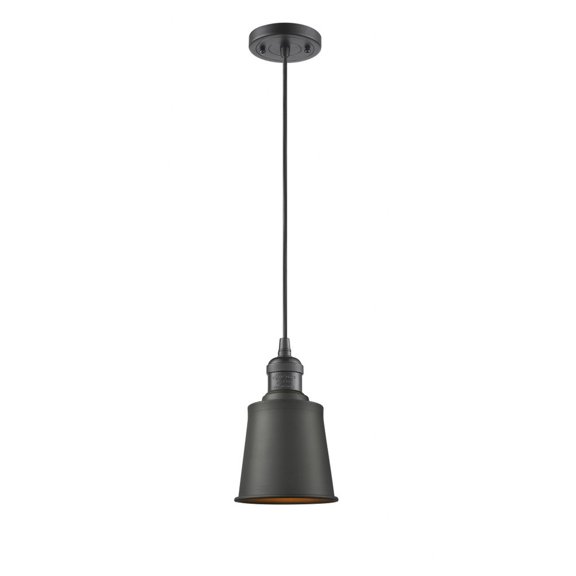 Innovations Lighting Addison - 1 Light 5" Cord Hung Mini Pendant Satin Gold