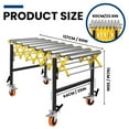 thumbnail image 2 of Adjustable Conveyor Roller, 660lbs Aluminum Alloy Adjustable Conveyor Belt,  Height Adjusts Up to 50 inches, Movable Conveyor Belt, 2 of 9