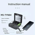 thumbnail image 5 of 18650 Charger Solar Lithium Battery Smart Charger Type-C Four-Slot Multi-Function Outdoor Charger, 5 of 5