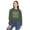 Military Green, variant on Heartbeat Cropped Hoodie