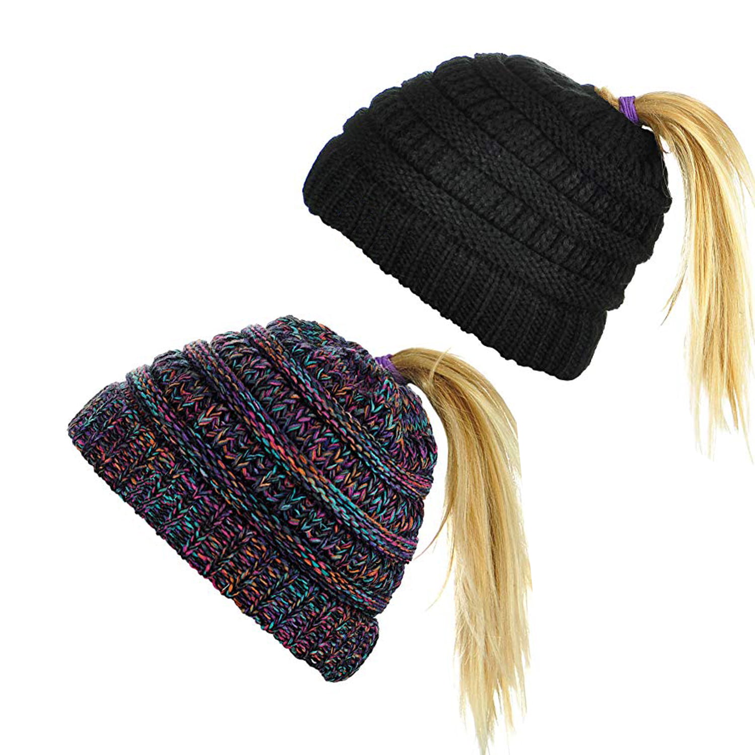 Coolmade Slouchy Beanie Hat for Women, Winter Warm Knit Oversized Chunky  Thick Soft Ski Cap - Walmart.com