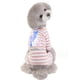 thumbnail image 1 of Pijama para perros pequeños, suave, para cachorros y gatos, ropa cómoda para mascotas (rosa), talla M, 1 of 6