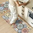 thumbnail image 2 of MeyJey Boho Kitchen Rug Set of 2, Non Slip Anti Fatigue Waterproof Cushioned Mat for Kitchen Dining Laundry Room, 18"x30"+18"x48" Red/Orange/Yellow, 2 of 12