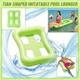 thumbnail image 1 of NAOJIE Pool Floats,Inflatable Floating Raft Chair,Relaxing Support Design with Durable Leak Resistant Material,Pool Floats for Beach Lake River Backyard Party Gathering(Green), 1 of 8