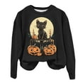thumbnail image 7 of Futezty Halloween Sweatshirts for Women Plus Size Long Sleeve Cute Graphic Pullover Top 2025 Fall Fashion Shirt Clothes, 7 of 7