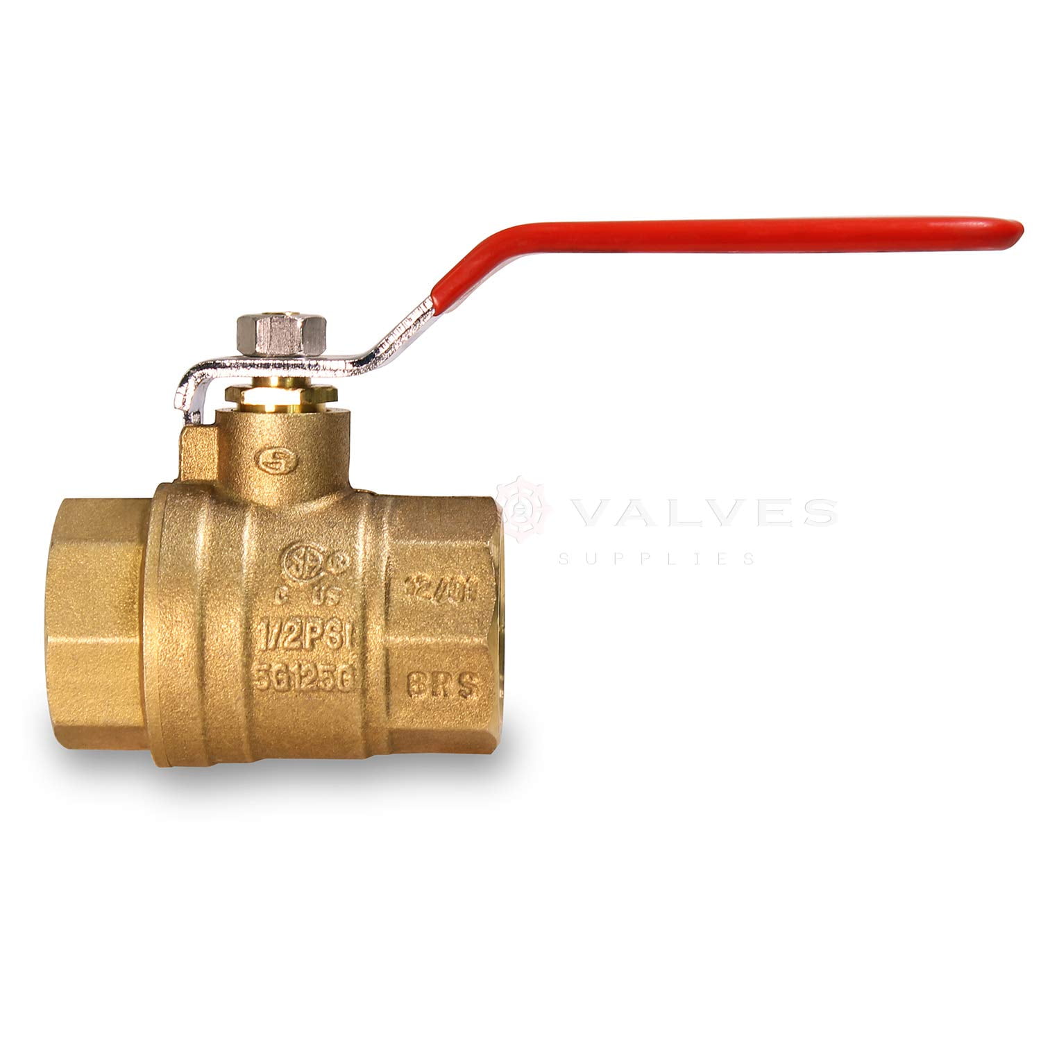 Midline Valve T522336-5 Premium Brass Gas Ball Valve, with 1-1/4 in. FIP Connections (5 Pack)