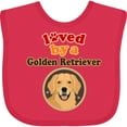 thumbnail image 3 of Inktastic Golden Retriever Dog Lover Boys or Girls Baby Bib, 3 of 4
