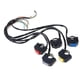 thumbnail image 3 of Botón pulsador de encendido y apagado de 22 mm para motocicleta, conector de botón de 12 V, interruptor de manillar para ATV, bicicleta electrónica, scooter, motocicleta, 3 of 5