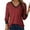 Wine(Trending), variant on MingM Womens Blouses Long Sleeve V Neck T Shirts Casual Oversized Color Block Tops Fall Fashion Clothes,Wine,S