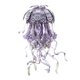 thumbnail image 2 of Kit de modelo de artesanía de medusas de metal de rompecabezas 3D, decoración de arte artesanal, kit de construcción de modelo de metal 3D de animales Violeta, 2 of 8