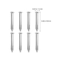 thumbnail image 2 of CRILSTYLEO 8Pcs Concrete Expansion Joint Filler Expansion Bolts Iron Silver for Parking Ramps, 2 of 8
