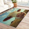 thumbnail image 1 of Highland Cattle Area Rugs for Bedroom Living Room - 3x5 ft - Animal Carpet for Home Decor - Animal Patterned Decorative Indoor Small Rug - Washable & Soft & Non Slip & Low Pile (ZL&154), 1 of 6