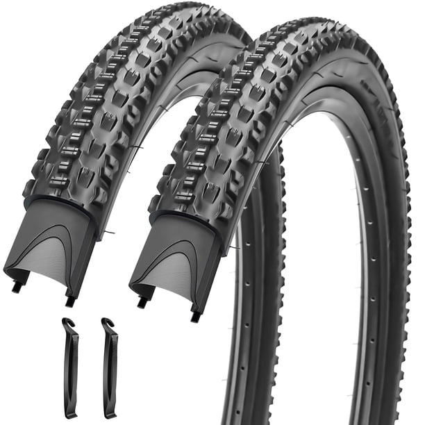 Neumáticos de bicicleta plegables SIMEIQI 26/27.5, paquete de 2, 2.10 de ancho